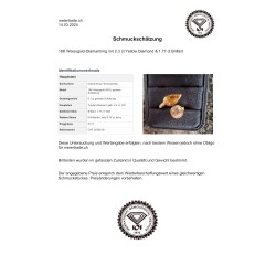 Luxuriöser 18K Gelbgold-Diamantring