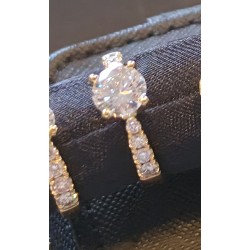 Exklusiver Naturdiamant-Ring mit 1.33 ct Brillant – 18K Gelbgold