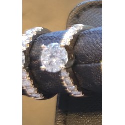 Exklusiver Naturdiamant-Ring mit 1.33 ct Brillant – 18K Gelbgold