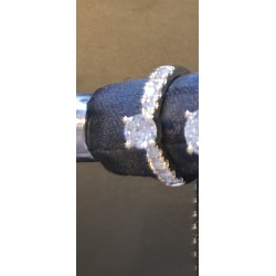 Eleganter 18K Naturdiamant-Ring mit 0.52ct & 0.43ct Brillanten – Feines Weiss / VS