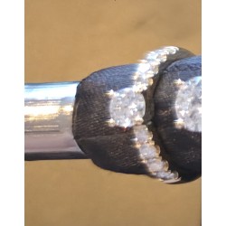 Eleganter 18K Naturdiamant-Ring mit 0.52ct & 0.43ct Brillanten – Feines Weiss / VS