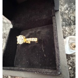 Hochwertiger 18K Naturdiamant-Ring mit 0.79ct & 0.43ct Brillanten – Feines Weiss / VS
