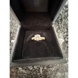 Hochwertiger 18K Naturdiamant-Ring mit 0.79ct & 0.43ct Brillanten – Feines Weiss / VS