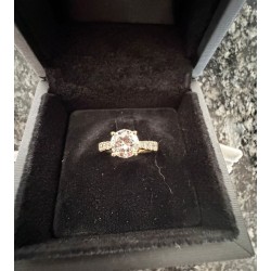 Hochwertiger 18K Naturdiamant-Ring mit 0.79ct & 0.43ct Brillanten – Feines Weiss / VS