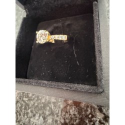 Hochwertiger 18K Naturdiamant-Ring mit 0.79ct & 0.43ct Brillanten – Feines Weiss / VS