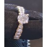 Hochwertiger 18K Naturdiamant-Ring mit 0.79ct & 0.43ct Brillanten – Feines Weiss / VS