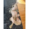 Antiker Putten-Engel mit Musikinstrument – dekorative Wandfigur im Barockstil