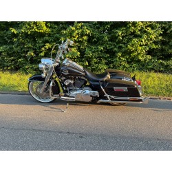 Harley-Davidson Road King – edler Custom-Bagger in Schwarz/Chrom