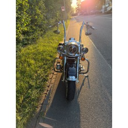 Harley-Davidson Road King – edler Custom-Bagger in Schwarz/Chrom