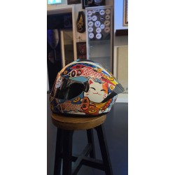 🔥 EXKLUSIVER INTEGRALHELM – JAPANISCHER STIL – ABSOLUTES EINZELSTÜCK 🔥